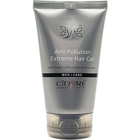 تصویر ژل موی سر سینره مخصوص آقایان حجم ۱۵۰ میلی لیتر ضد آلودگی 