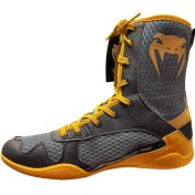 تصویر کفش بوکس ساق بلند ونوم مدل Stink خاکستری زرد 