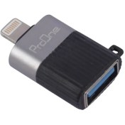 تصویر مبدل USB OTG به لایتنینگ پرووان مدل PCO05 