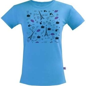 تصویر تی شرت زنانه آکو طرح Fancy france کد NZa0016 