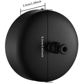 تصویر بند رخت هتلی استیل مشکی B280 