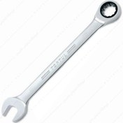 تصویر آچار یکسر رینگی جغجغه ای سایز 17 میلی متر برند تاپ تول 