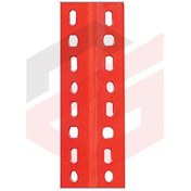 تصویر نبشی قفسه انباری قرمز رنگ 