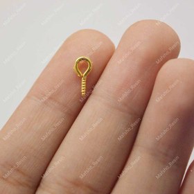 تصویر حلقه پیچ طلایی و نقره ای (پک 20 عددی) 