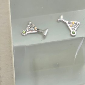 تصویر گوشواره نقره کد N0010 