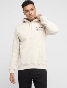 تصویر هودی با جزئیات جیب کشی برنی برند only & sons Bernie Drawstring Pocket Detail Hoodie