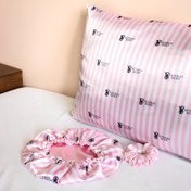 تصویر ست ساتن ابریشم طرح ویکتوریا مارک 