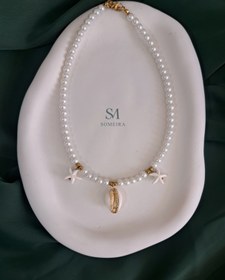 تصویر گردنبند مرواریدی کد ۱۱۵ 