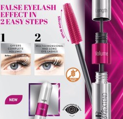 تصویر ریمل دوکاره فارماسی(حجم دهنده و بلند کننده) ا Double Lash Extend Farmasi Double Lash Extend Farmasi