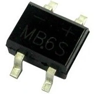 خرید و قیمت پل دیود مدل MB6S بسته 10 عددی | ترب
