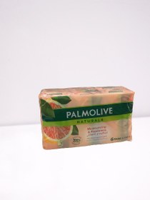 تصویر صابون طبیعی پالمولیو 6 عددی با عصاره مرکبات و خامه 170 گرمی Palmolive naturals soap pack of 6 