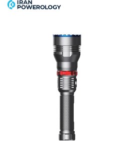 تصویر چراغ قوه پاورولوژی Powerology 4000mAh Waterproof LED Flashlight PPBCHA64-BK 