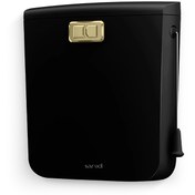 تصویر فلاش تانک ایمن آب مدل کاسپین رنگ مشکی طلایی 