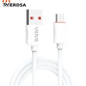 تصویر کابل شارژر USB به MicroUSB ویدوی مدل CB443V طول 1 متر 