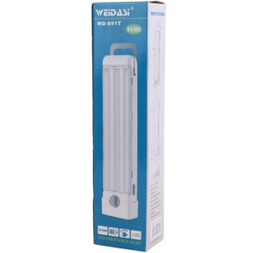 تصویر چراغ اضطراری شارژی ویداسی مدل WD-891T WEIDASI WD-891T LED Rechargeable Emergency Light