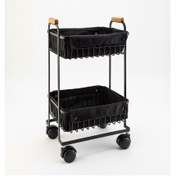 تصویر جا سیب زمینی و پیاز 2طبقه پارچه یونیک کد UN-2937 