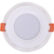 تصویر پنل توکار دیسانور مدل مهبد ۷ وات رنگ آفتابی 