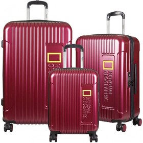 تصویر چمدان نشنال جئوگرافیک مدل CANYON - زرشکی ا National Geographic luggage CANYON model National Geographic luggage CANYON model