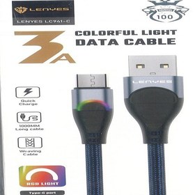 تصویر کابل شارژرUSB3.0 به Type C لنیز مدل LC941-C 