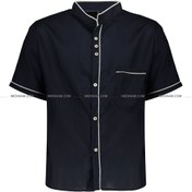 تصویر لباس آشپزی سه دکمه 