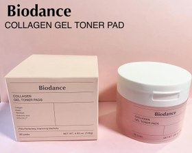 تصویر ژل تونر پد کلاژن بایودنس 60 عددی biodance اصل [Biodance] Collagen Gel Toner Pads (60Pads)