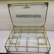 تصویر تی بگ تیبگ برنجی سایز بزرگ رنگ طلایی و نقره ای 