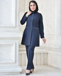 تصویر مانتو شلوار اداری مدل سولماز 
