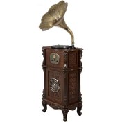 تصویر گرامافون 5 کاره والتر کد 2512 رنگ قهوه ای شیور فلزی 