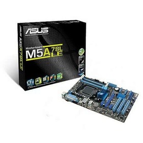 تصویر مادربرد ایسوس مدل ASUS M5A78L-LE به همراه سی‌پی‌یو AMD Phenom II X4 840 