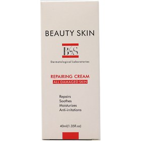 تصویر کرم ترمیم کننده بی اس بیوتی اسکین مدل anti irritation &#038; repairing حجم 40 میل لیتر bs anti irritation and repairing cream 40ML