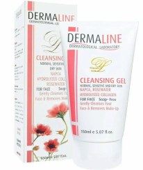 تصویر شوینده پوست های خشک و حساس D-18942 Cleansing Gel For Sensitive And Dry Skin Dermaline 