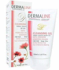 تصویر شوینده پوست های خشک و حساس D-18942 Cleansing Gel For Sensitive And Dry Skin Dermaline 