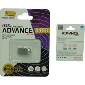 تصویر فلش مموری ادونس مدیا M109ظرفیت64 گیگابایت Advance Media M109 64GB USB2.0 Flash