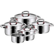 تصویر سرویس قابلمه 9 پارچه دبلیو ام اف مدل WMF Premium One WMF Premium One Cookware 9-Piece Value Set