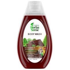 تصویر شامپو بدن شکلات و نعناع آردن هرباسنس با رایحه طراوت بخش حجم 400 میلی لیتر 