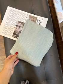 تصویر شال دورریش - آبی آسمانی 