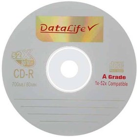 تصویر CD خام دیتالایف (DataLife) بسته 50 عددی 