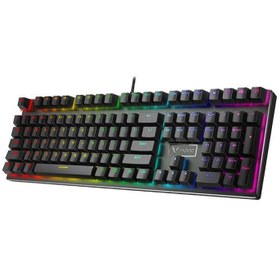 تصویر کیبورد مکانیکال گیمینگ رپو مدل V700RGB Alloy Blue Switch Rapoo V700RGB Alloy Blue Switch Wired Mechanical Gaming Keyboard