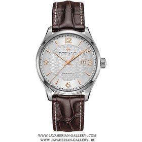 تصویر ساعت مچی مردانه چرمی اتومبیل Dial White Hamilton Jazzmaster H32755551 Jazzmaster Viewmatic Auto