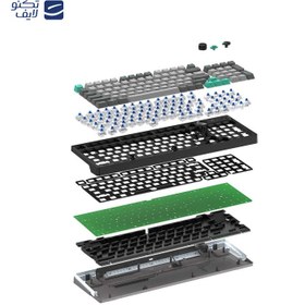 تصویر کیبورد گیمینگ فنتک مدل ATOM PRO96 MK914BLUESWITCH 