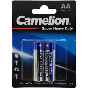 تصویر باتری قلمی کملیون مدل Super Heavy Duty بسته 2 عددی ا Camelion Super Heavy Duty AA Battery Pack of 2 Camelion Super Heavy Duty AA Battery Pack of 2