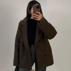 تصویر کت بیسیک زنانه فوتر مدل 4 دکمه 