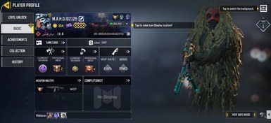 تصویر اکانت کالاف دیوتی موبایل کد 1306 