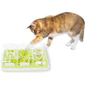 تصویر اسباب بازی afp مخصوص گربه مدل Puzzle Cat Feeder 