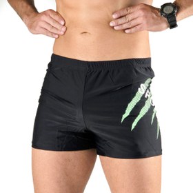 تصویر شلوارک مایو شنا اسپرت مشکی 