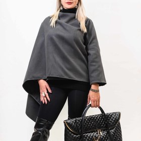 تصویر کیپ پشمی - طوسی 