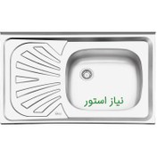 تصویر سینک روکار ایلیا استیل مدل ۱۱۱ Built-out Ilia Steel sink