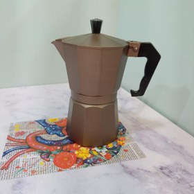 تصویر قهوه جوش ۶ کاپ - مشکی مات 6 Cup Coffee Maker