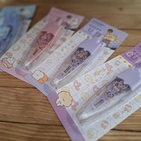 تصویر چسب واشی کلیکی (حاشیه زن ) - هواپیما و چمدان 