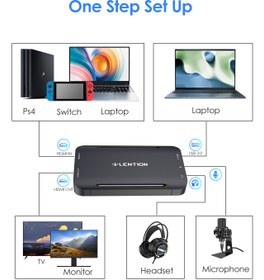 تصویر کارت کپچر Lention مدل V90 ا Lention USB Video Capture Card V90 Lention USB Video Capture Card V90